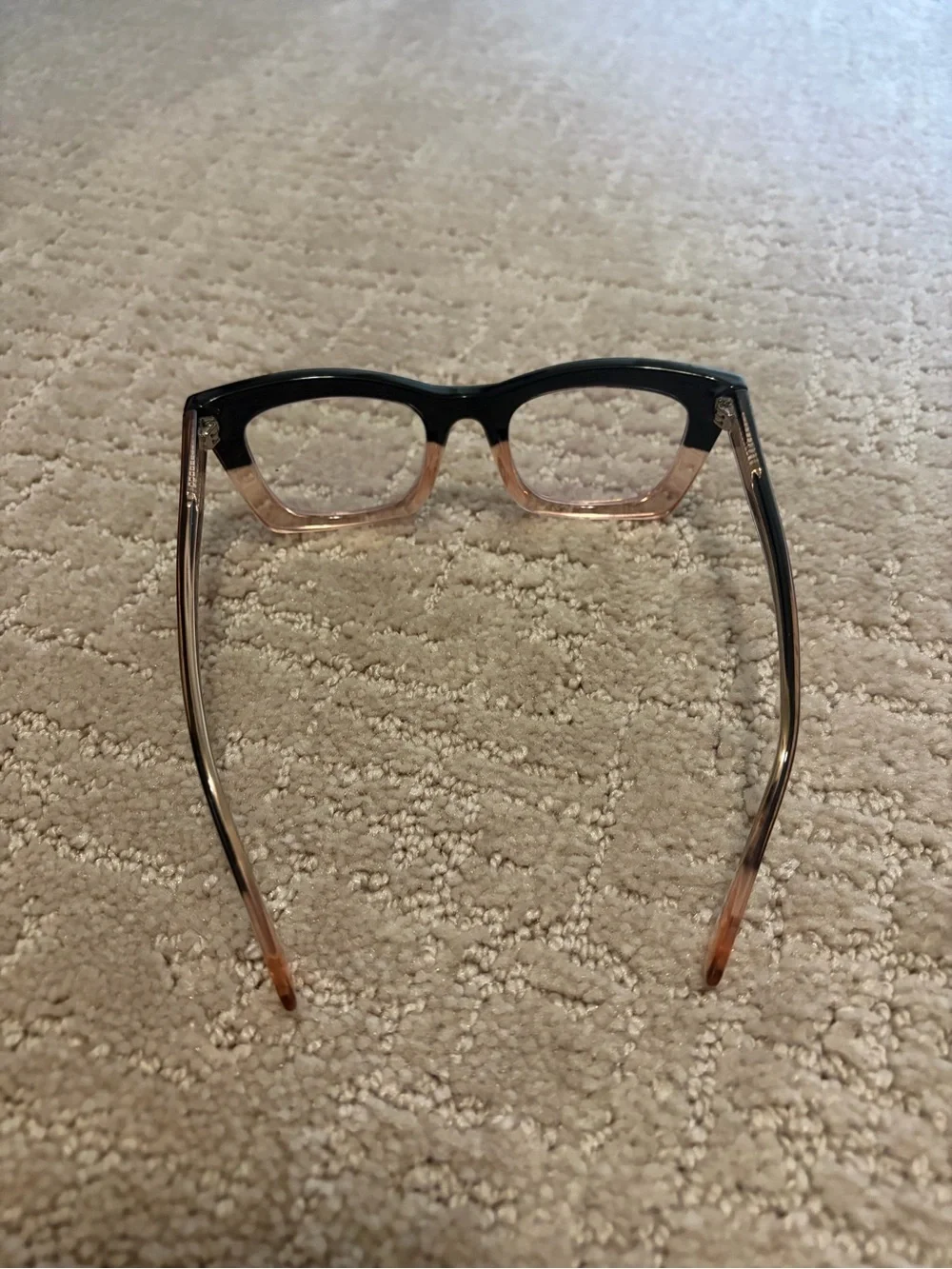 Two Tone Split Frame Glasses +1.5